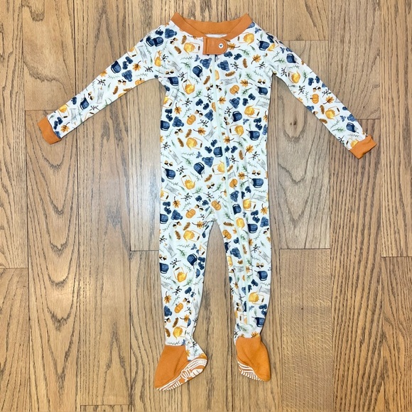Burt’s Bees Baby One Piece Footed Snug Fit Footed Sleeper Pajamas Size 18 Months - Picture 1 of 8